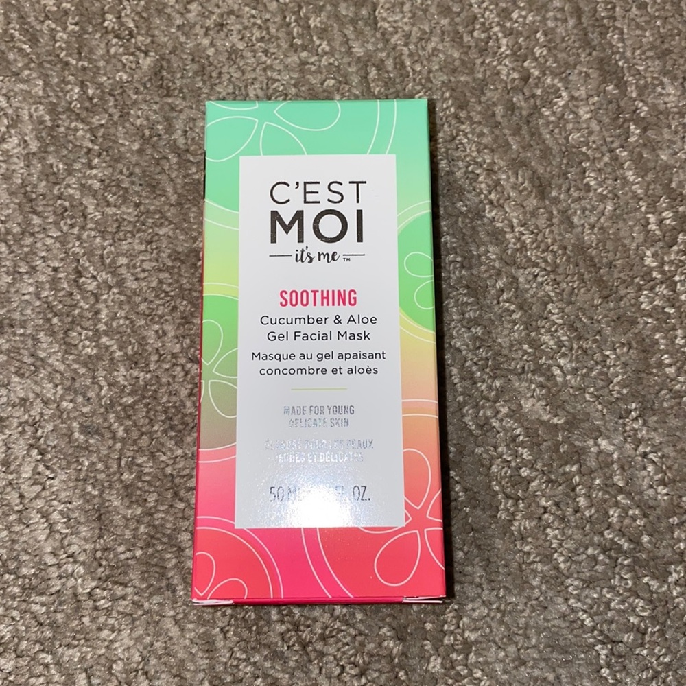 C’est Moi Cucumber & Aloe Gel Facial Mask - NIP